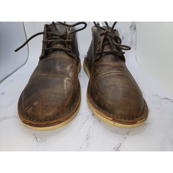 OLIBERTE Chukka Leather Lace-up Boots Men's Size 40 EU/US 7 - Picture 8 of 16